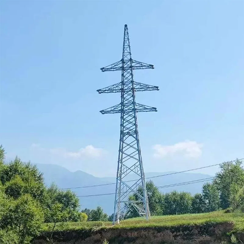 132kV Galvanized Angle Steel Transmission Tower