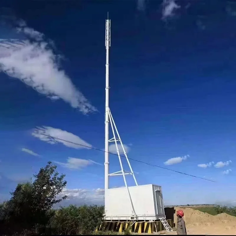 Steel pipe telecom towers 